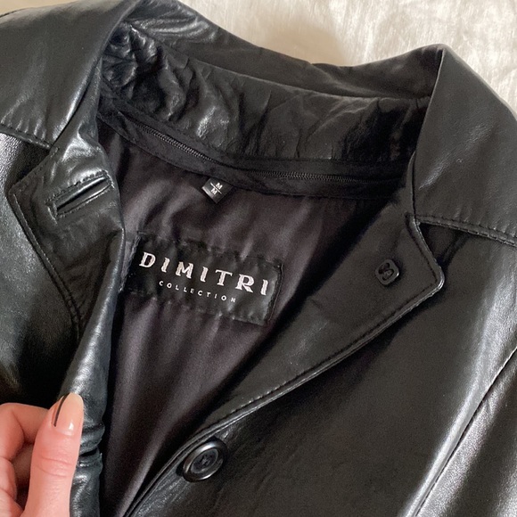 Vintage leather jacket. Double lined. Removable vest inside. - Picture 5 of 6